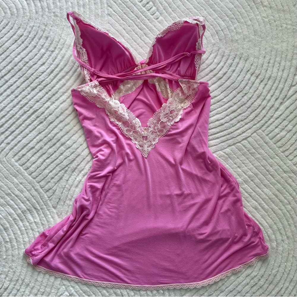 Victoria's Secret Pink and Cream Lace Slip - Picture 7 of 11